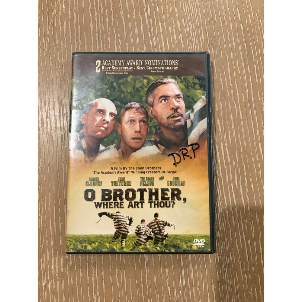 O Brother Where Art Thou DVD George Clooney Coen Brothers John Goodman Comedy